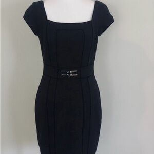 White House Black Market Charcoal Gray women size 2 dress